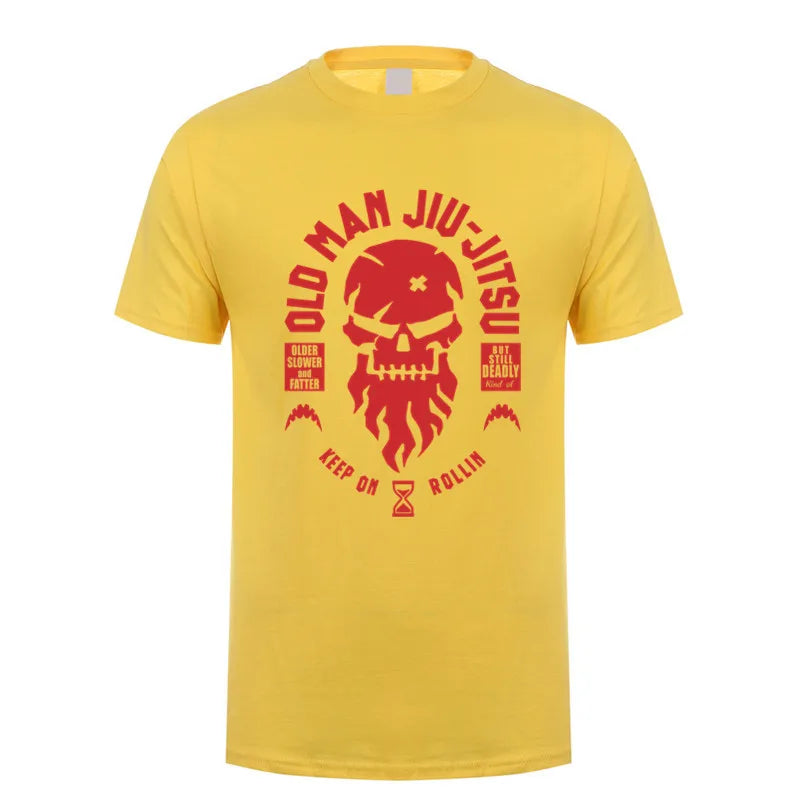 T Shirt Old Man Jiu Jitsu