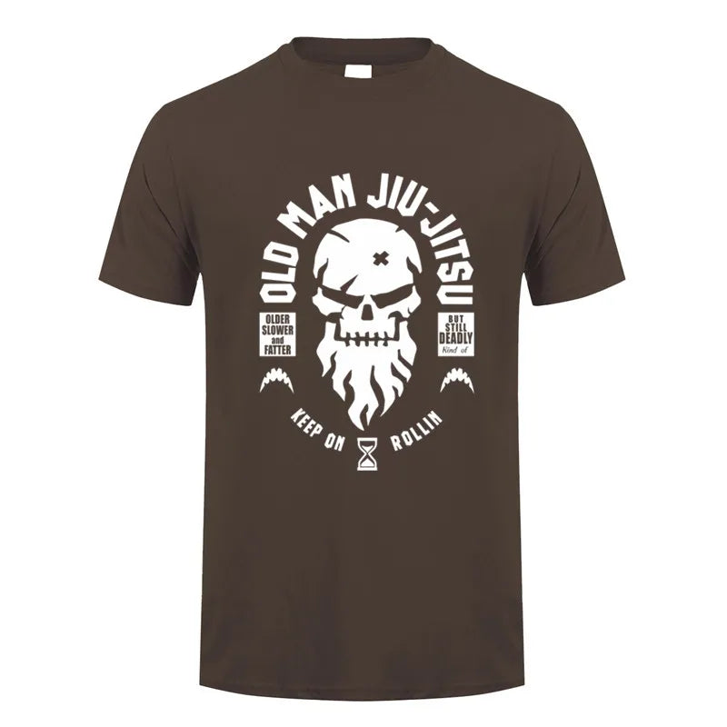 T Shirt Old Man Jiu Jitsu