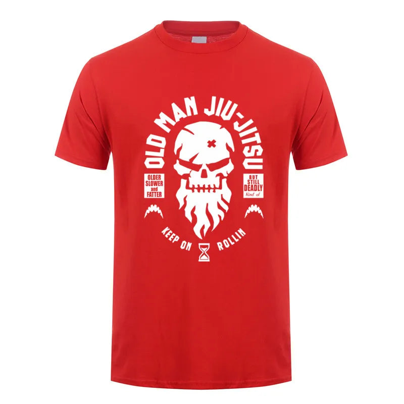 T Shirt Old Man Jiu Jitsu