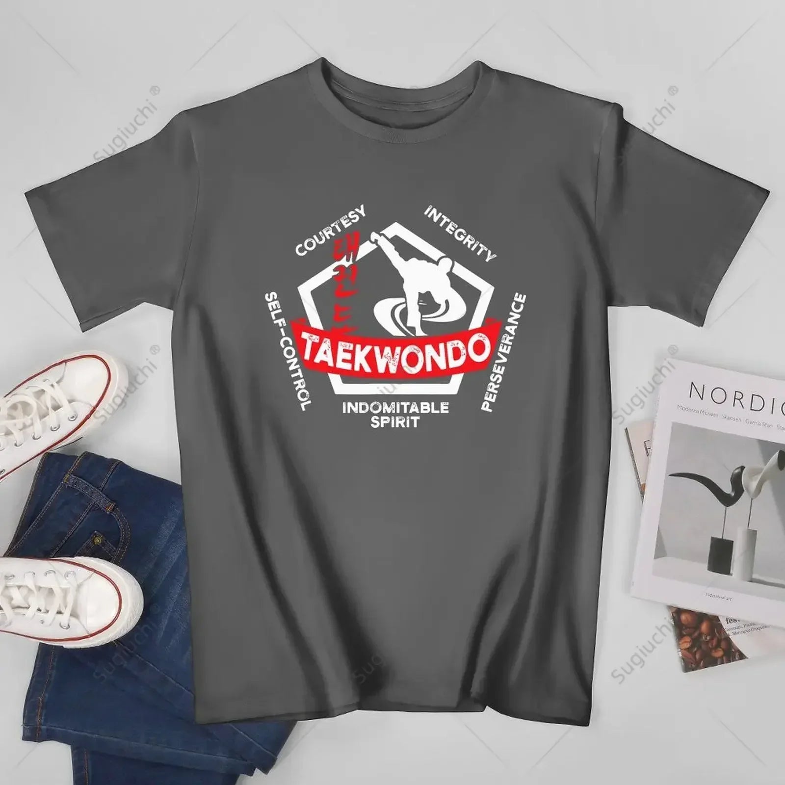 T Shirt Taekwondo Homme