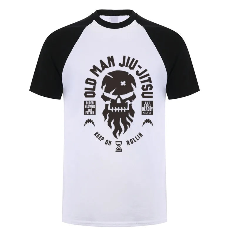 T Shirt Old Man Jiu Jitsu