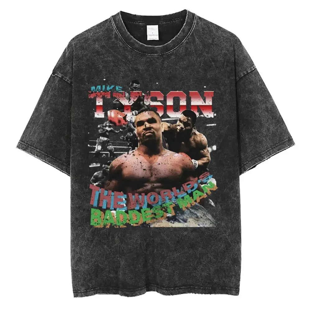 Tee Shirt Mike Tyson Délavé