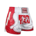 Short de Boxe Thai Performance Rouge et Blanc