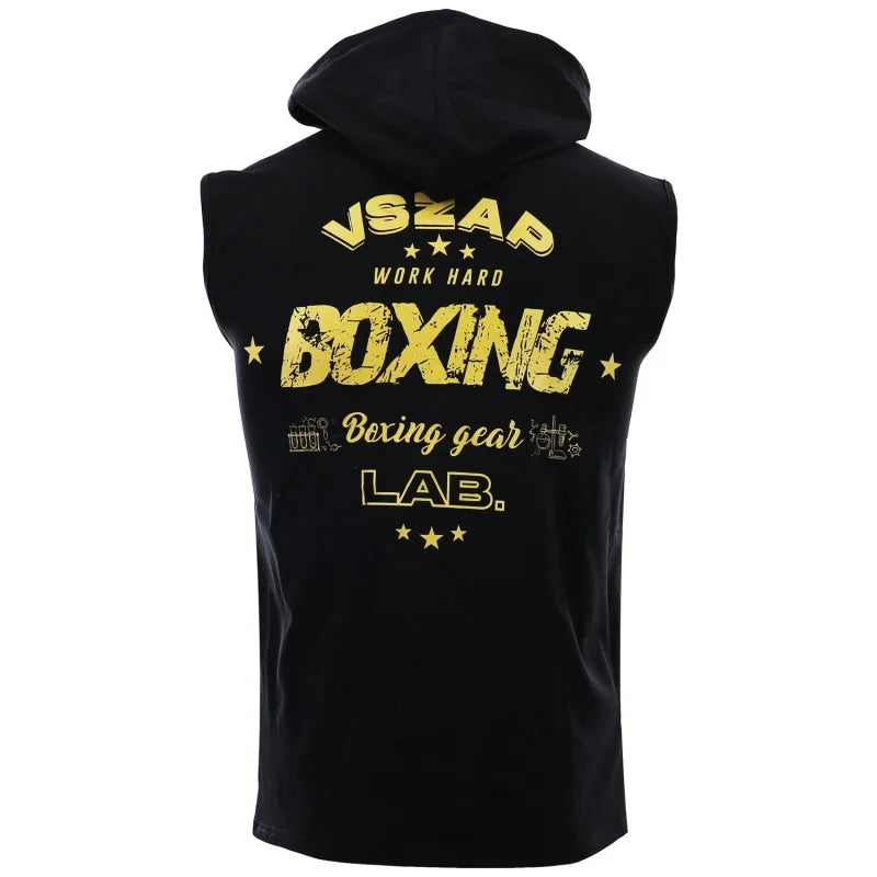 Sweat à Capuche Boxe Sans Manche