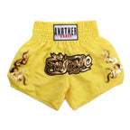 Short de Muay Thaï Noir avec Inscription Thaïlandaise