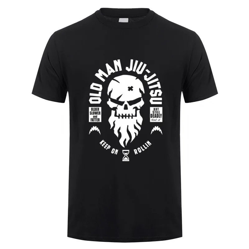 T Shirt Old Man Jiu Jitsu