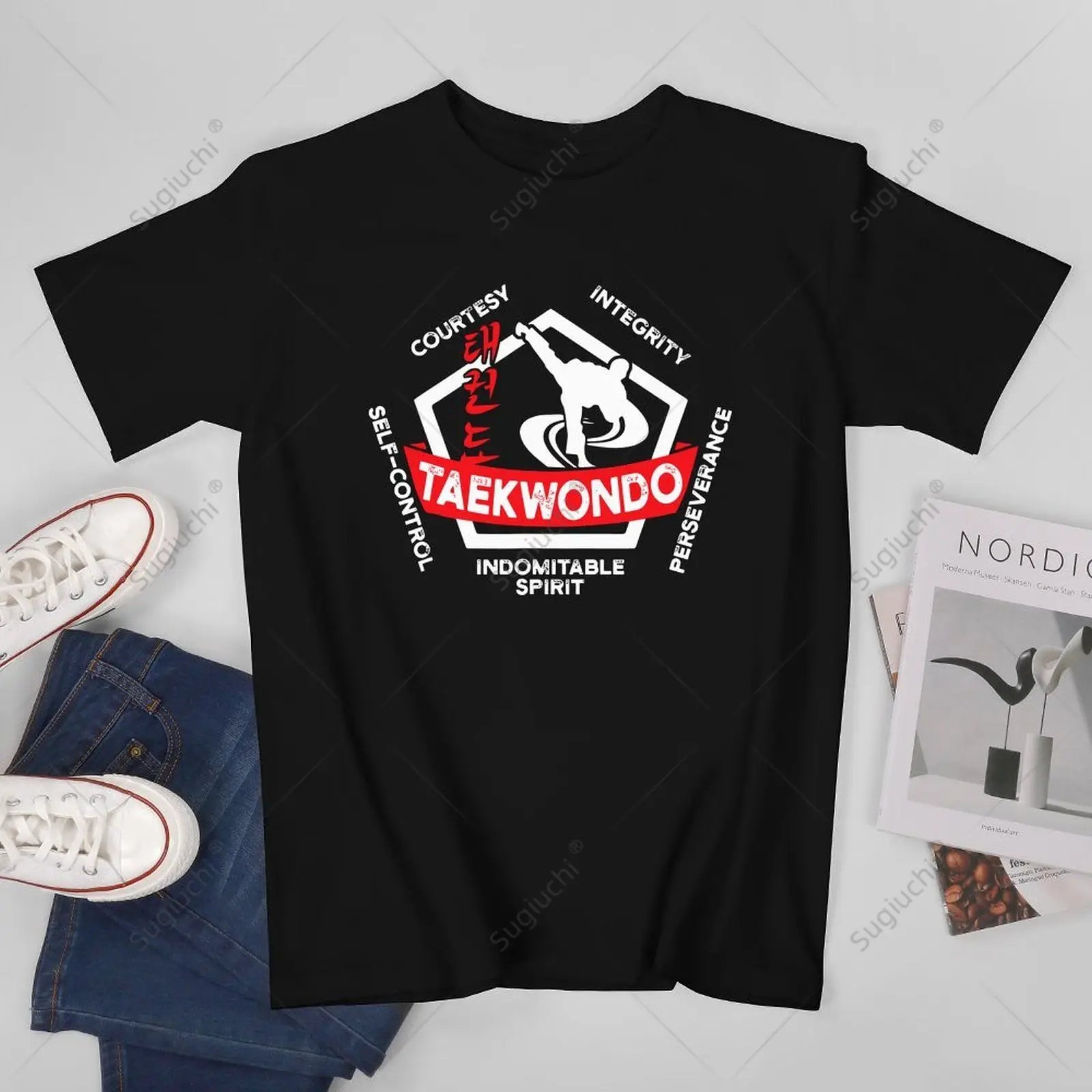 T Shirt Taekwondo Homme