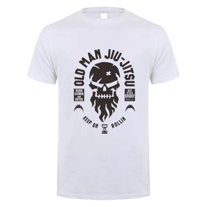 T Shirt Old Man Jiu Jitsu