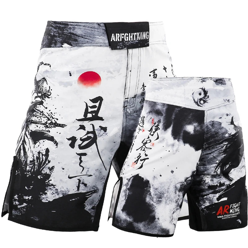 Short de MMA à Motif