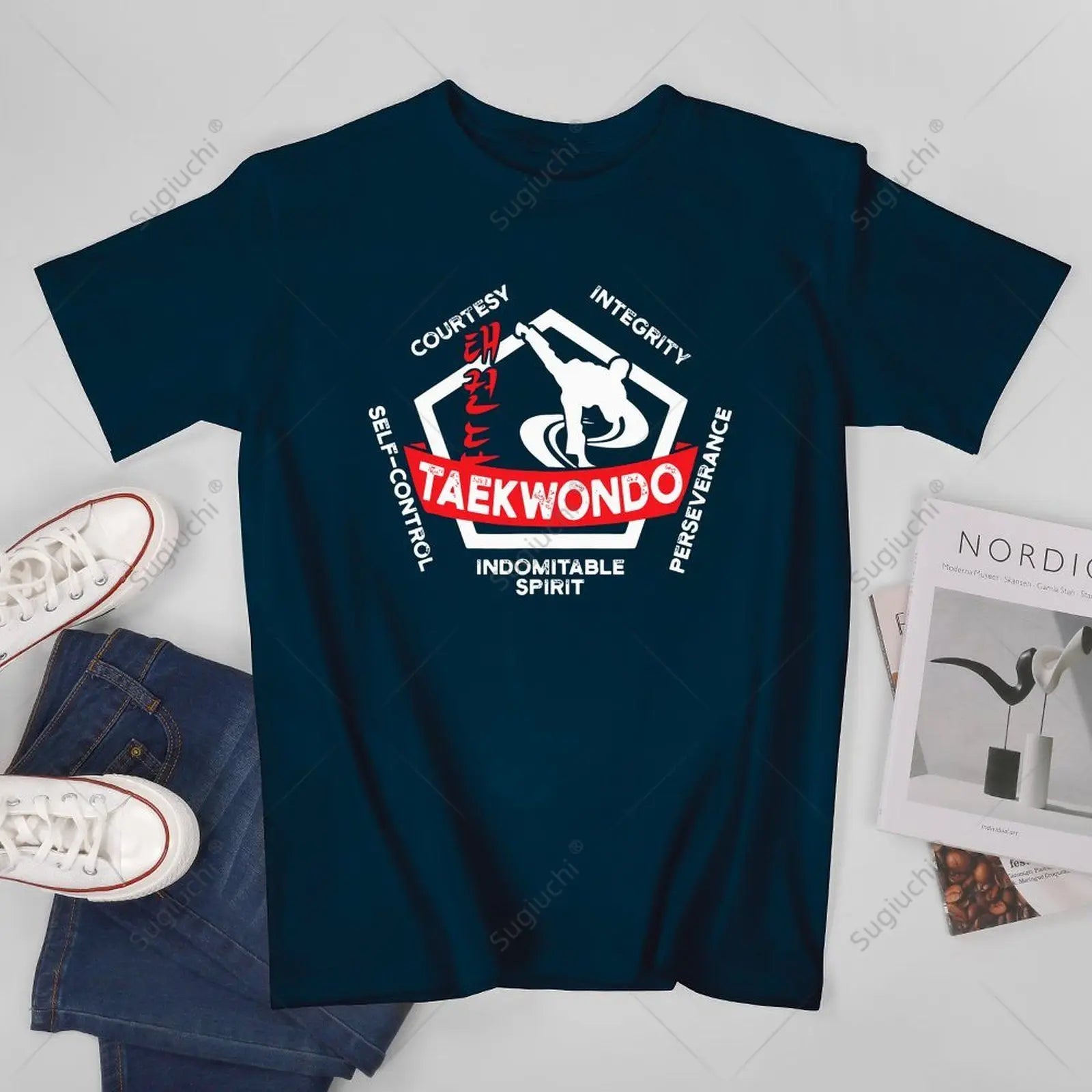 T Shirt Taekwondo Homme