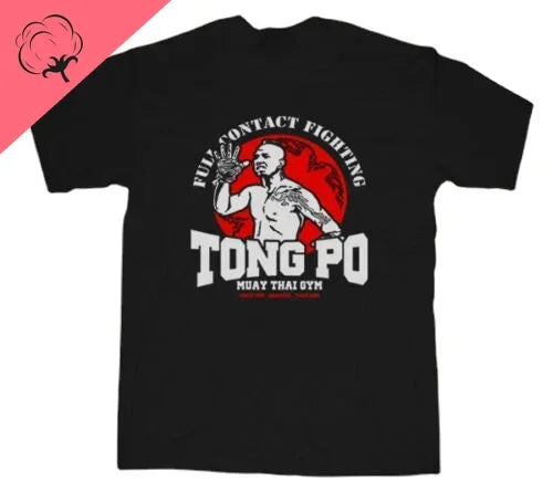 T Shirt Muay Thai Tong Po de Kickboxer en Coton