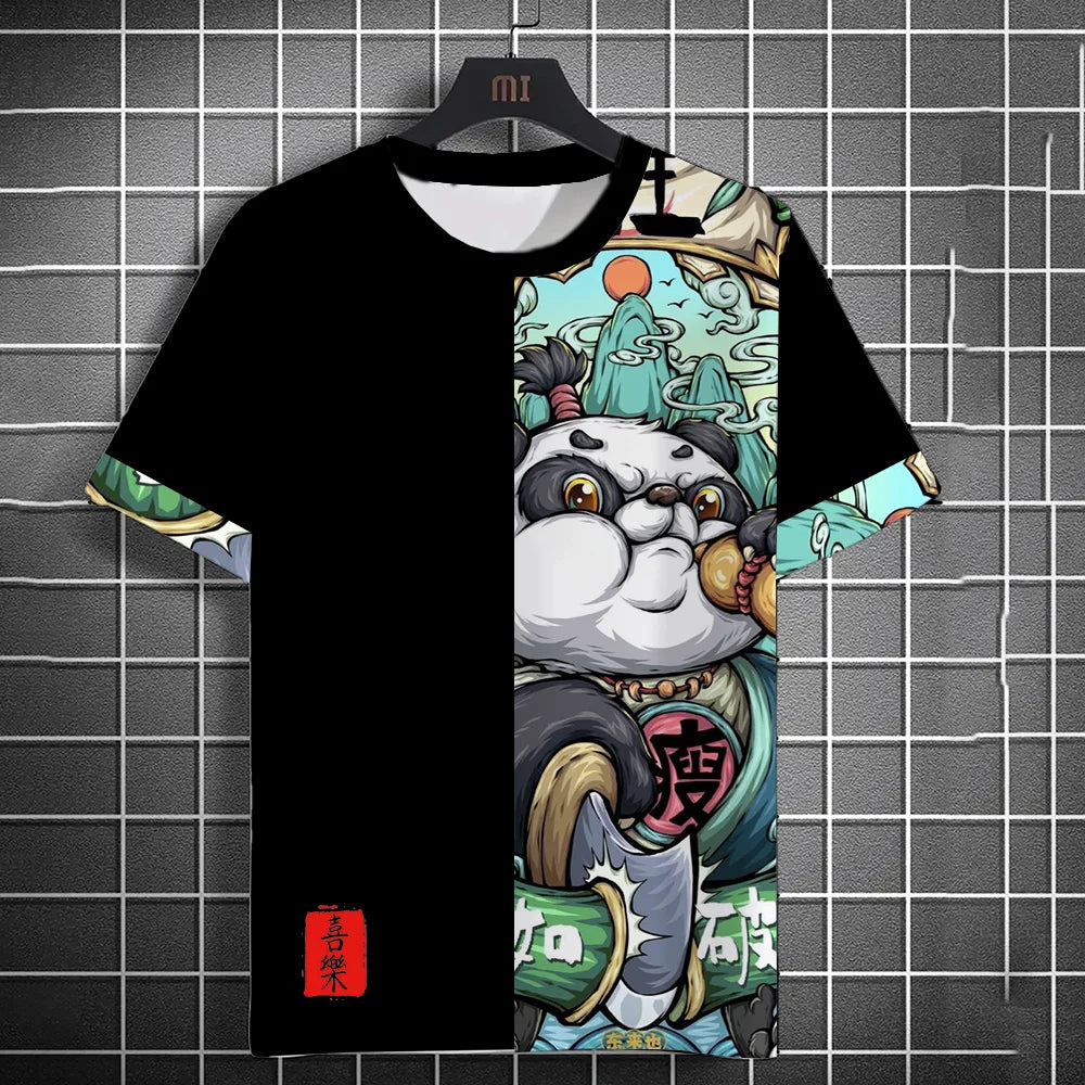 T Shirt Panda Arts Martiaux