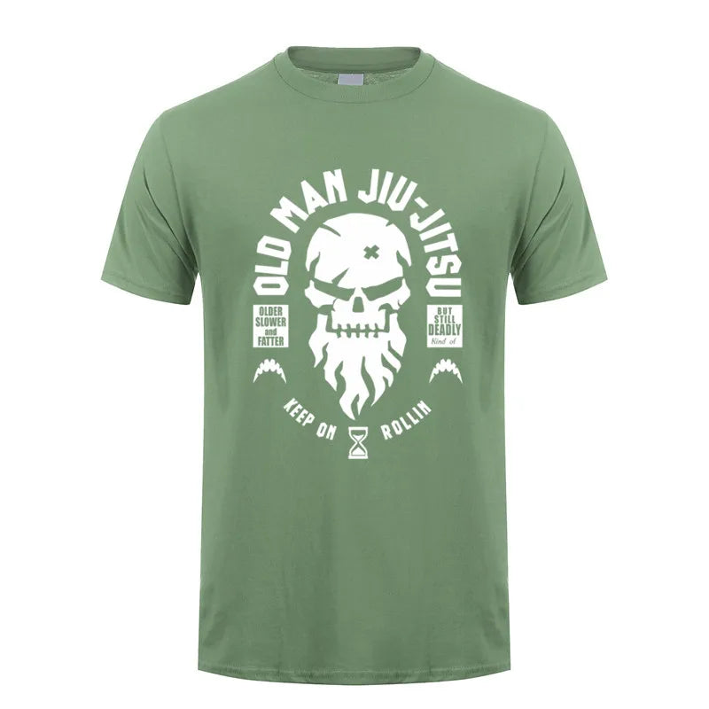 T Shirt Old Man Jiu Jitsu