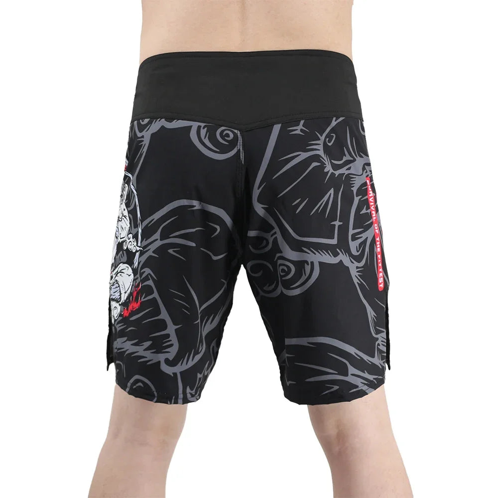Short MMA Noir et Gris Sun Wukong