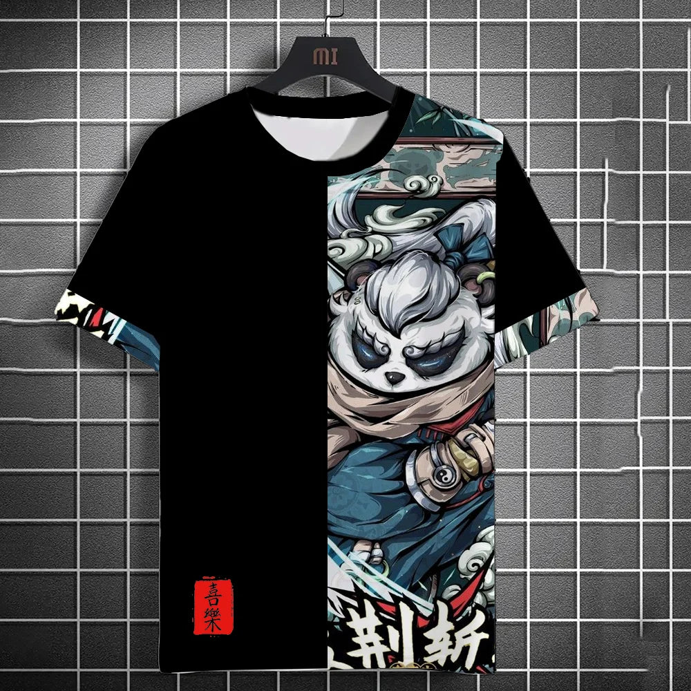 T Shirt Panda Arts Martiaux