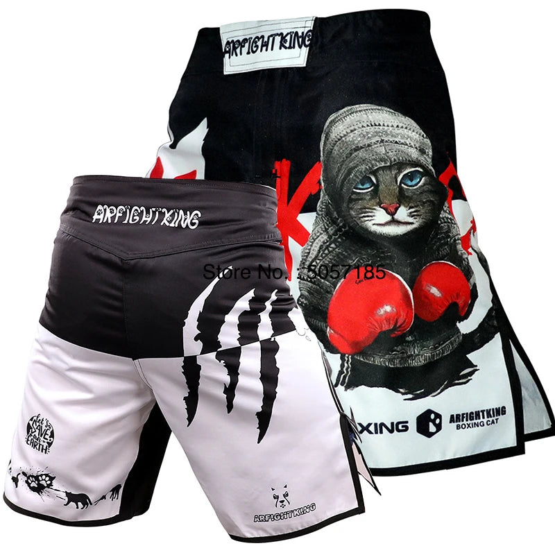 Short de MMA à Motif