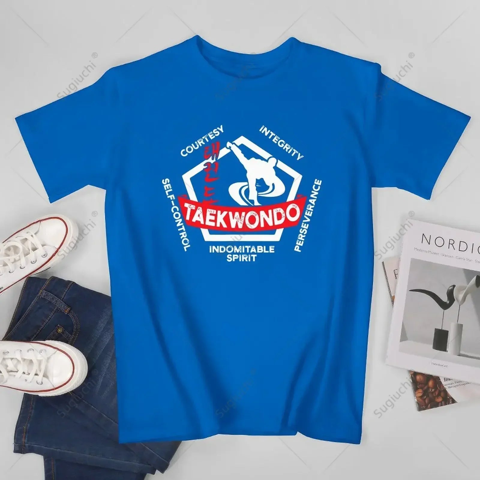 T Shirt Taekwondo Homme