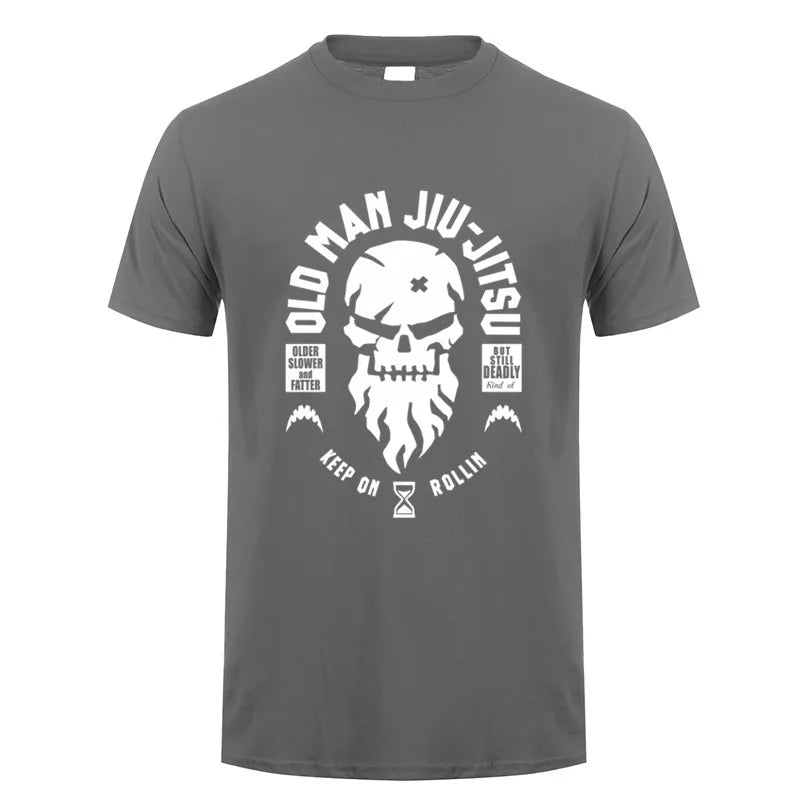 T Shirt Old Man Jiu Jitsu