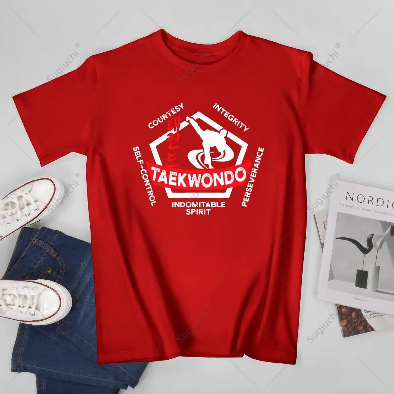 T Shirt Taekwondo Homme