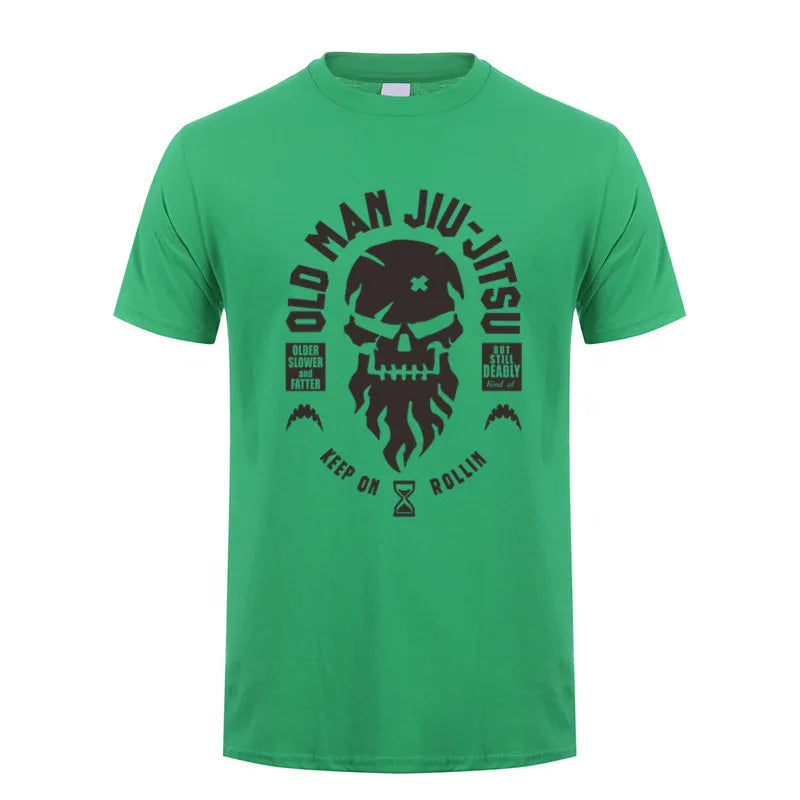 T Shirt Old Man Jiu Jitsu