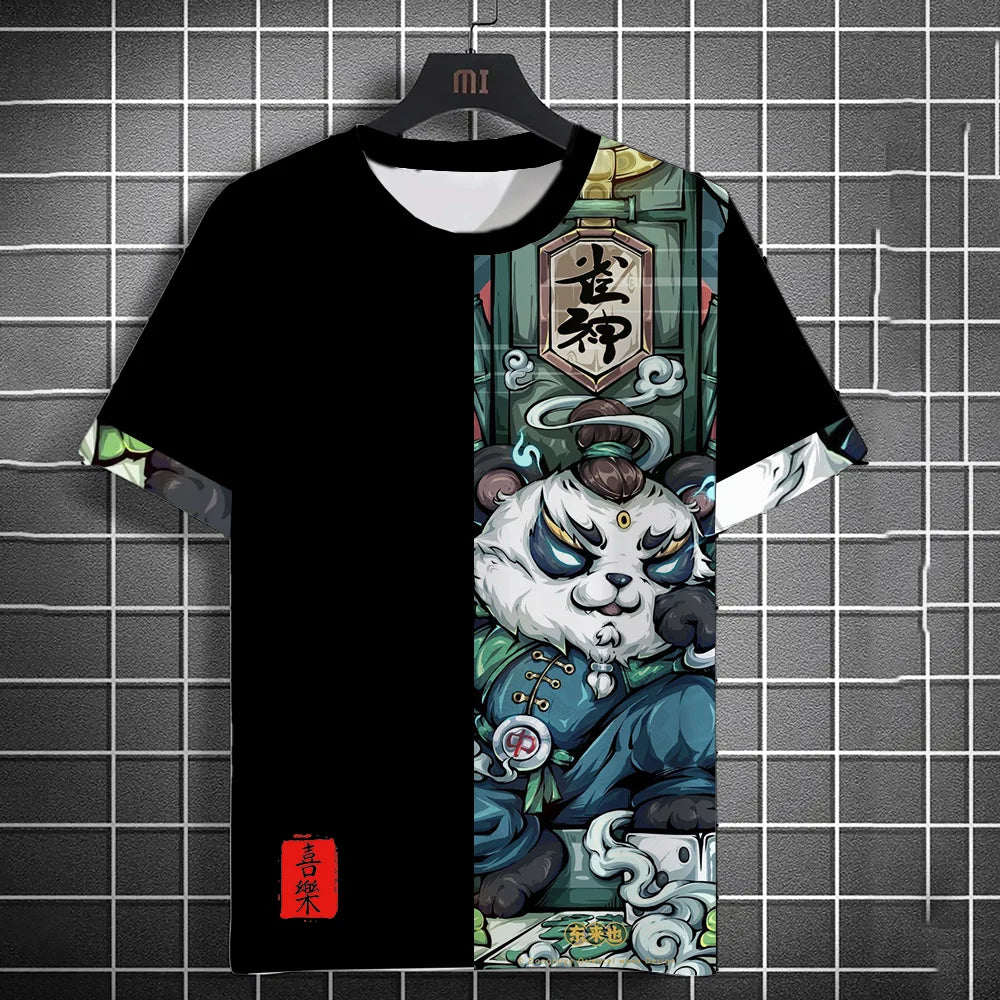 T Shirt Panda Arts Martiaux