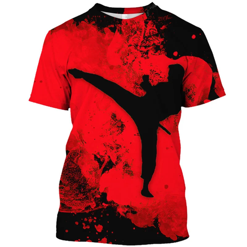 T Shirt Taekwondo Arts Martiaux