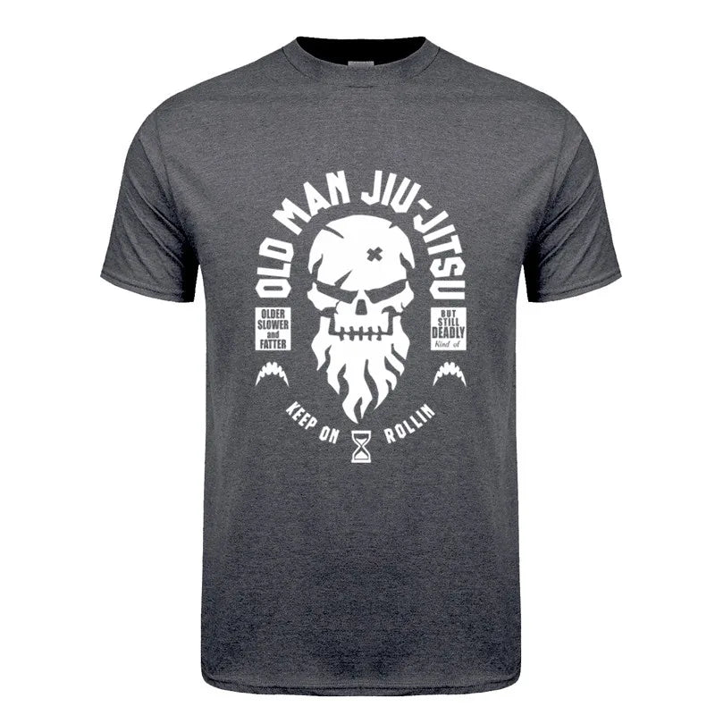 T Shirt Old Man Jiu Jitsu
