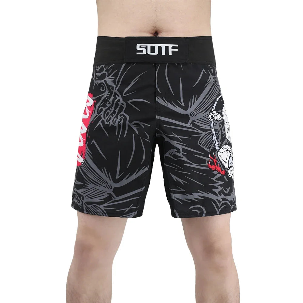Short MMA Noir et Gris Sun Wukong