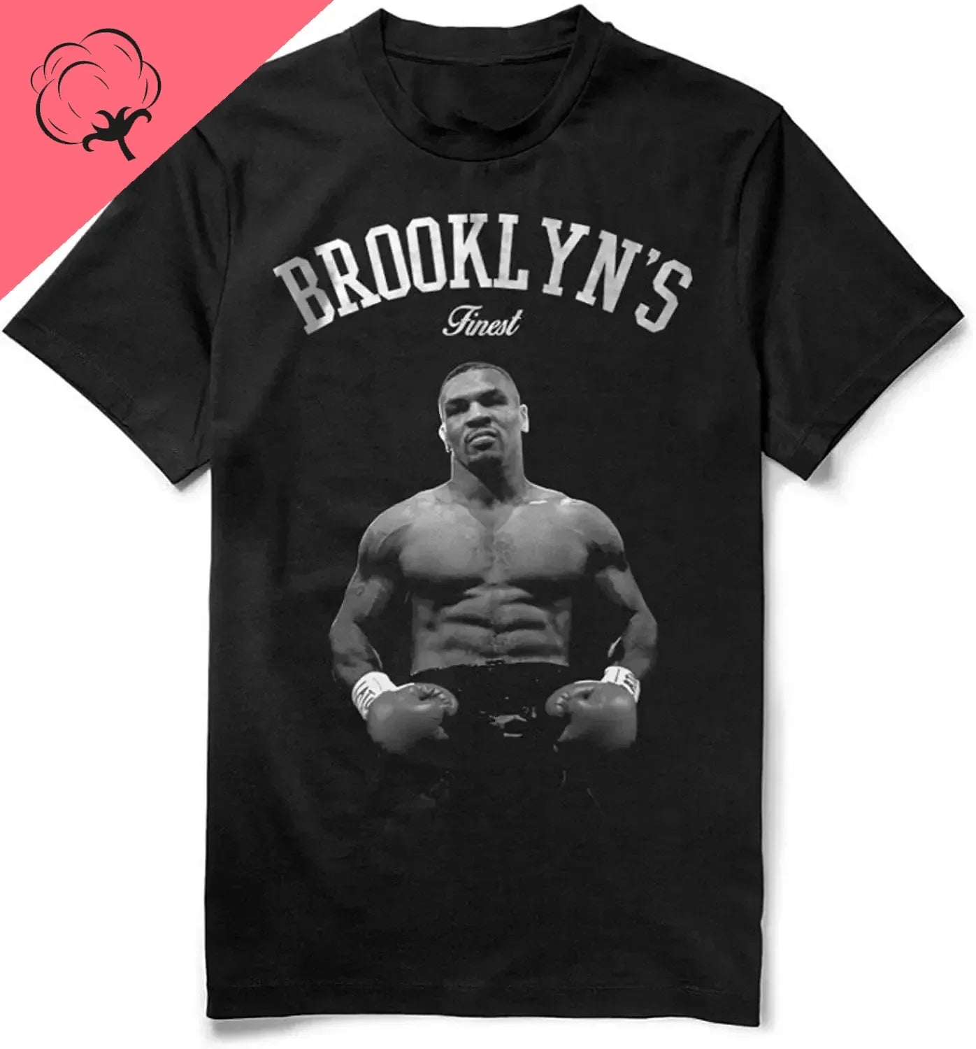 T Shirt Mike Tyson Brooklyn 100% Coton