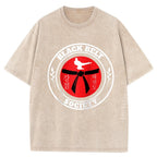T Shirt Arts Martiaux Ceinture Noir