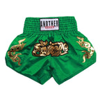 Short de Muay Thaï Noir avec Inscription Thaïlandaise