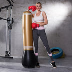 Punching Ball Gonflable Noir et Dorée