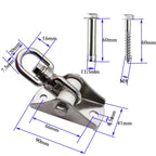 2 Poulies de Fixation de Sac de Frappe