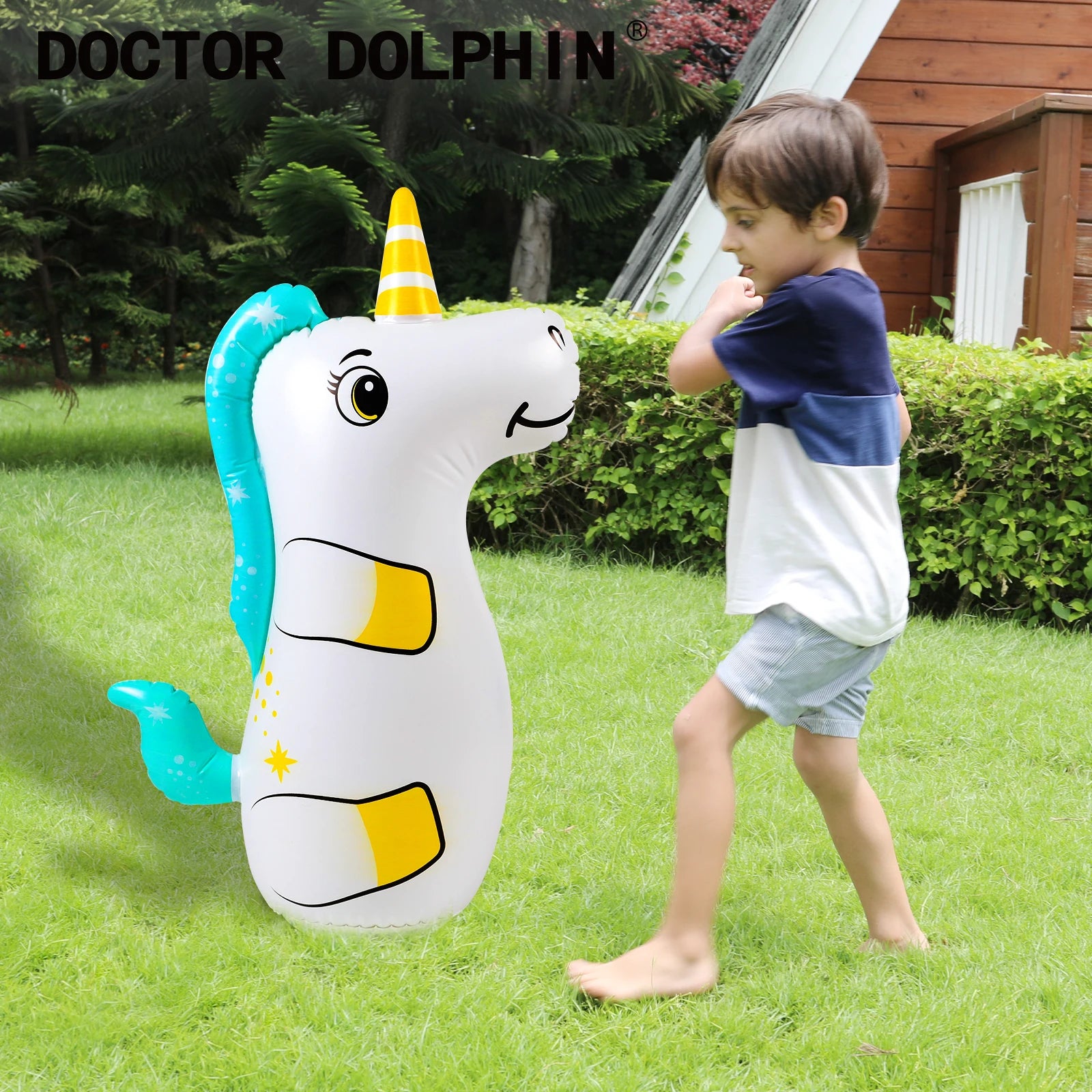 Punching Ball Gonflable Licorne