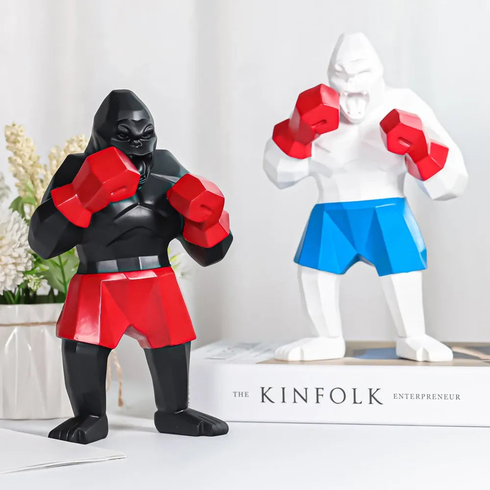 Statue Gorille Boxer